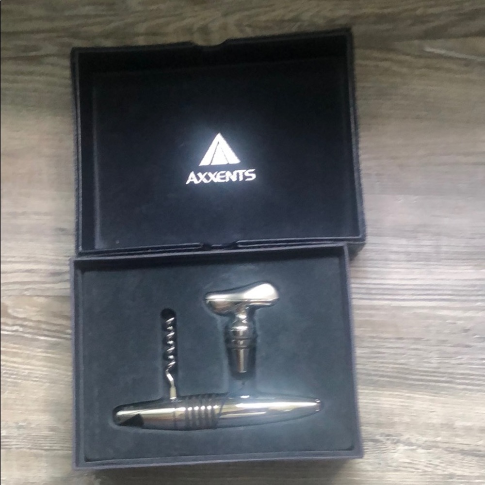 Corkscrew bottle opener set - Picture 2 of 3